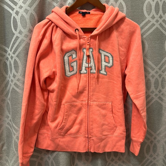 Gap Womens Large Hoodie Full Zip Up Jacket Hooded Sweatshirt vintage - Picture 1 of 5